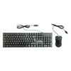 TECLADO Y MOUSE E-LINE USB BLACK KBS782